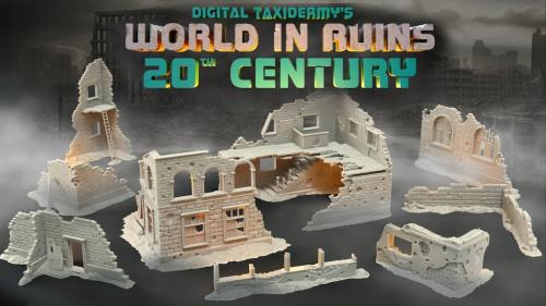World in Ruins : 20th Century 3D printable tabletop terrain