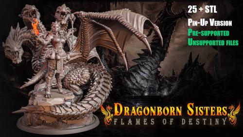 Dragonborn Sisters: Flames of Destiny