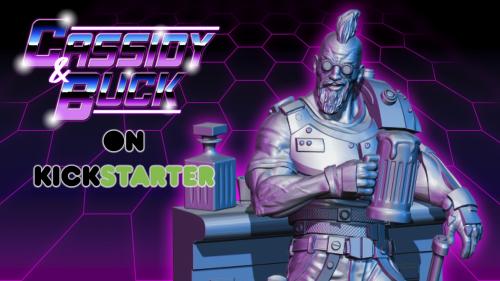Cassidy&Buck: 75mm cyberpunk miniature