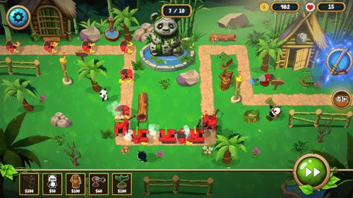 Panzen TD – Heroic Panda Tower Defense