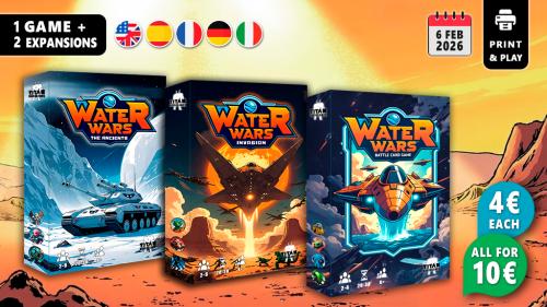 Water Wars - Core + 2 expansions - Print & Play