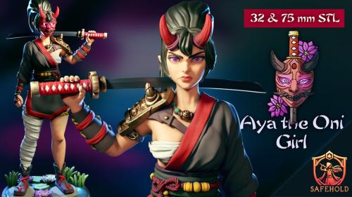Aya the Oni Girl