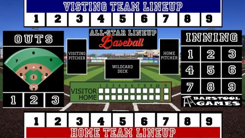 All-Star Lineup Baseball - Fast-paced tabletop baseball!