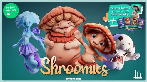 Shroomies of Shroomwood Valley - STL for 3d printing