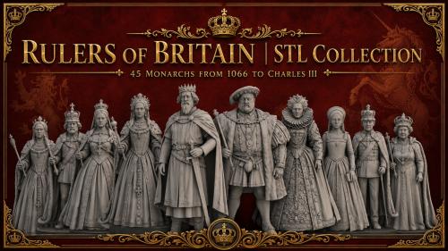 Rulers of Britain |STL 28-32-75 MM|
