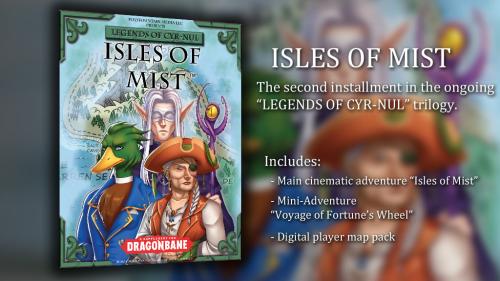 Legends of Cyr-Nul: Isles of Mist - a module for Dragonbane