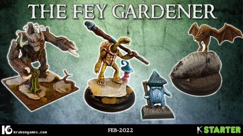 The Fey Gardener - 28mm resin fantasy Irish miniatures