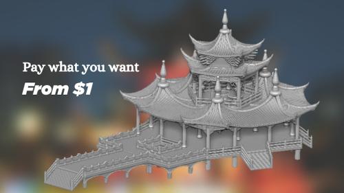 Oriental Oasis: Enchanted Pavilion