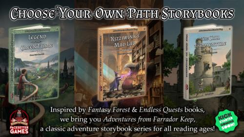 Adventures from Farrador Keep: Choose-Your-Own-Path Stories!