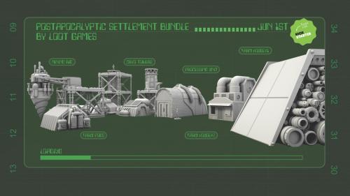 PostApocalyptic Scatter Terrain and Settlement Playsets