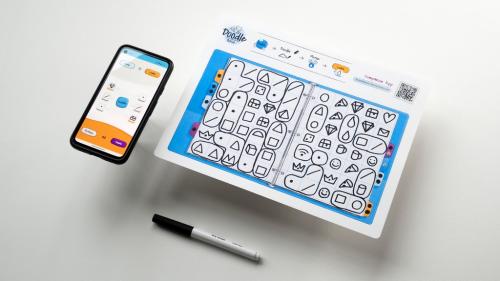 Doodle Bash | An App-Assisted 1-Page Print & Play