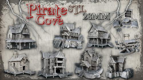 Pirate Cove - STL - 28MM
