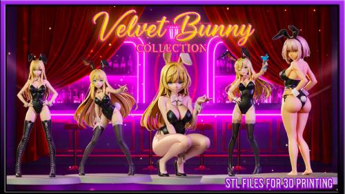❤️ Velvet Bunny Collection ❤️ – 3D Printable STL Pack