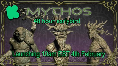 Mythos. STL files and resin 3D prints
