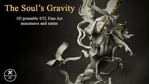 The Soul s Gravity: STL Fine Art Miniatures & Figures, 75mm+
