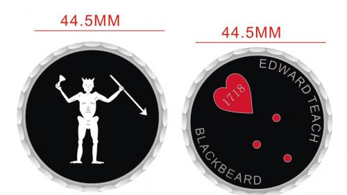 Pirate Coin - Blackbeard - Edward Teach