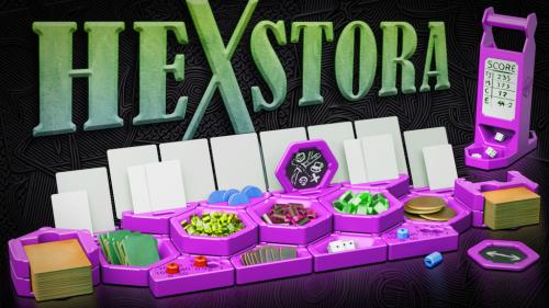 HEXSTORA: 3D Printable Modular Tabletop Gaming Accessory Set