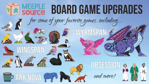 Board Game Upgrade Kits by Meeple Source - 2024 Series