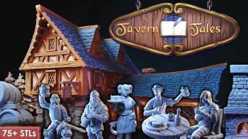 Tavern Tales - 3D Printable set for Storytelling