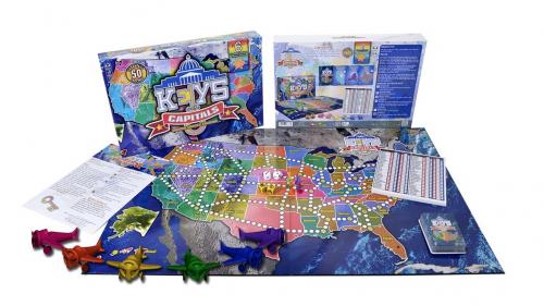 Keys To The Capitals - A Best Selling Educational Board Game
