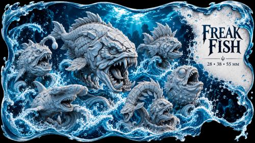 Freak Fish |STL 28 32 75MM|