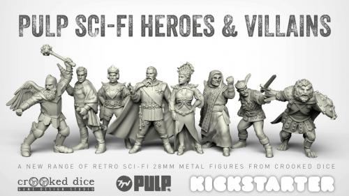 Pulp Sci-Fi Heroes and Villains - 28mm Miniatures