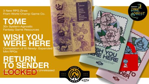 Tome & Wish You Were Here RPG Zines