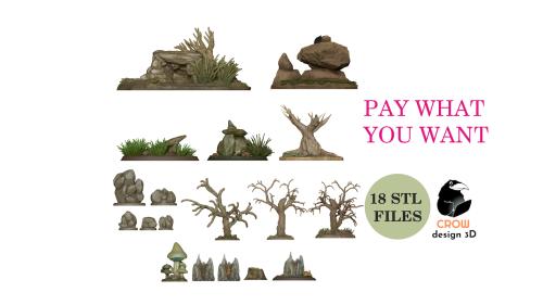 Into the Forest 3D Printable STL files - Pay What You Want!