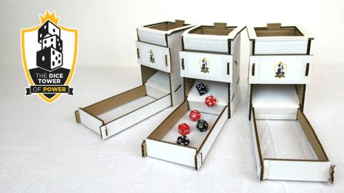 Dice Tower of Power - Simple Cardboard Dice Rolling Solution