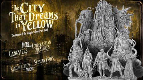 The City that dreams in Yellow - Cthuhu - Lovecraftian STL