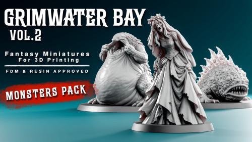 Grimwater Bay VOL.2 - 32mm Fantasy Monsters Pack