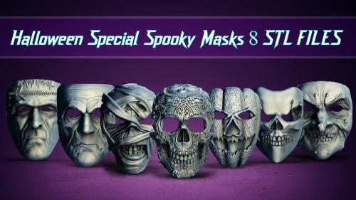 Halloween Special Spooky Masks - STL Files