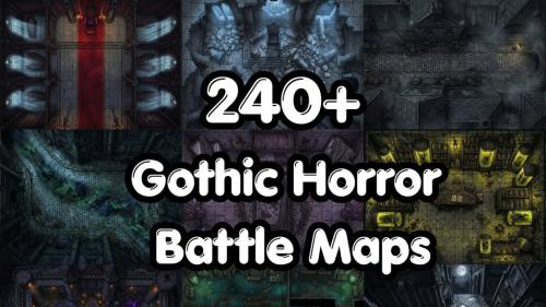 240 Gothic Horror Battle Maps