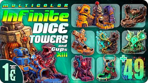 Infinite Dice Towers and Cups Vol.13