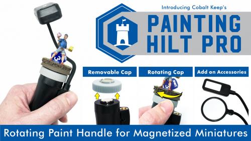 Rotating Paint Handle for Magnetized Wargaming Miniatures!