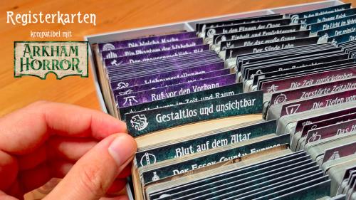 Registerkarten für Arkham Horror LCG