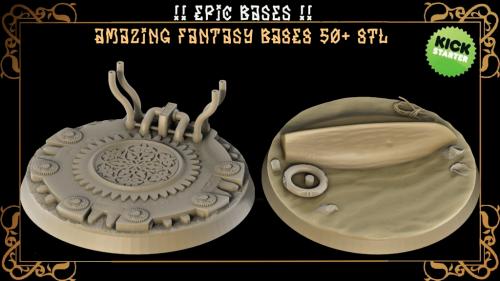 Epic, modular bases for miniatures 3!