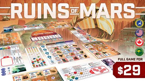 Ruins of Mars - Strategic Board Game (60-90 min, 2-4 player)