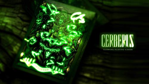 Cerberus the Hellhound Glowing Playing Cards