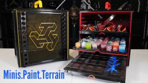 TCube: Carry, Store and Deploy your Minis, Paint and Terrain