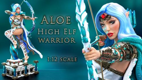 Aloe: High Elf Warrior 1:12 scale