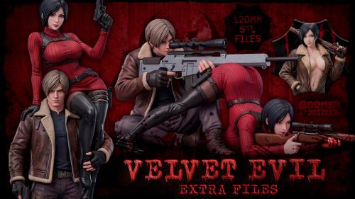 Velvet Evil - Extra Files (STL Files for 3D Printing)