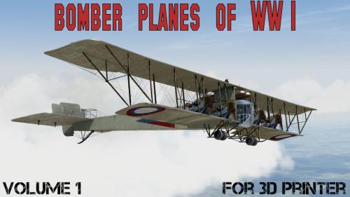 Bomber planes of WW1 (1:144) - Files for 3D printing