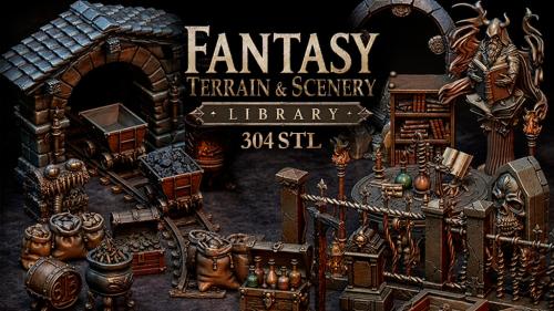 Fantasy Terrain & Scenery Library