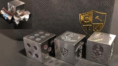 Tool Steel Metal Dice - The Strongest Dice Ever Made!