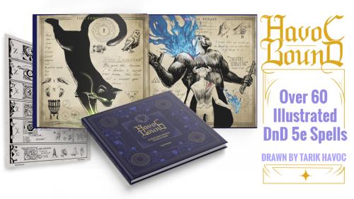Havoc Bound: An illustrated collection of DnD 5e Spells.