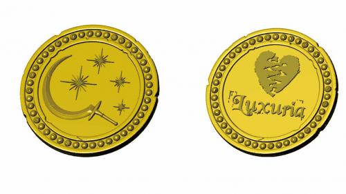 Seven deadly sins coin series - Coin #1 - Lust
