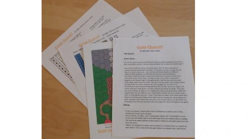 Gold Quest! - the PnP version of a race to retrieve gold