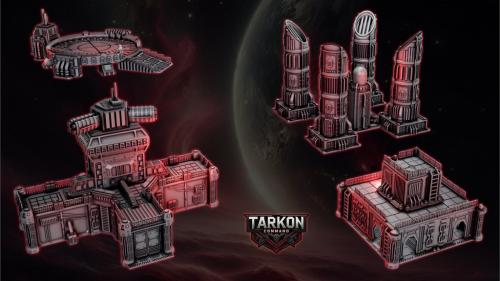 Tarkon Command – SciFi Warzone Terrain Set