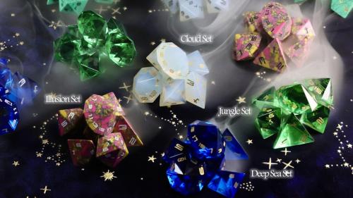 Phantom Vessel: Tabletop Games Gemstone Dice Set